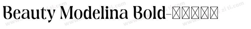 Beauty Modelina Bold字体转换